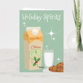 ミッドセンチュリーホリデースピリッツレトロクリスマス シーズンカード (裏面)
