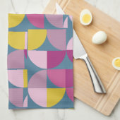 ミッドセンチュリーボホデザイン キッチンタオル (四つ折り)
