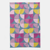 ミッドセンチュリーボホデザイン キッチンタオル (縦)