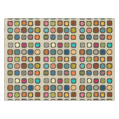 ミッドセンチュリーボモダンタン テーブルクロス (正面(横))