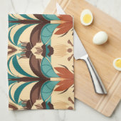 ミッドセンチュリーボモダンホ キッチンタオル (四つ折り)