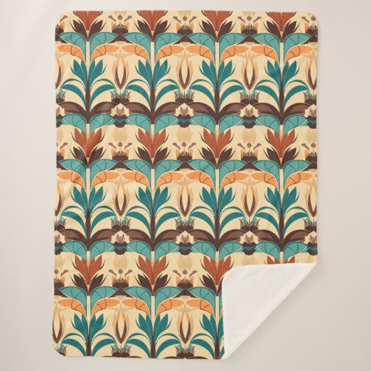 ミッドセンチュリーボモダンホ シェルパブランケット (正面)