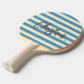 ミッドセンチュリーポロアクアスプラッシュ色彩の鮮やか名前 卓球ラケット (正面アングル)