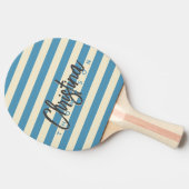 ミッドセンチュリーポロアクアスプラッシュ色彩の鮮やか名前 卓球ラケット (横)