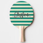 ミッドセンチュリーポロアクアビーチブリーズ色彩の鮮やか名前 卓球ラケット (正面)