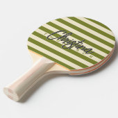 ミッドセンチュリーポロウィローグリーン色彩の鮮やか名前 卓球ラケット (正面アングル)