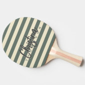 ミッドセンチュリーポロウォームグレー色彩の鮮やか名前 卓球ラケット (横)