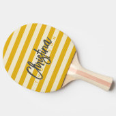 ミッドセンチュリーポロウォームヒマワリ色彩の鮮やか名 卓球ラケット (横)