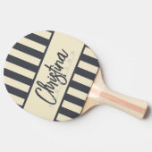 ミッドセンチュリーポロキャンディーストライピンググ地中海のレイ 卓球ラケット (横)
