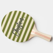 ミッドセンチュリーポロスイートオリーブ色彩の鮮やか名前 卓球ラケット (横)