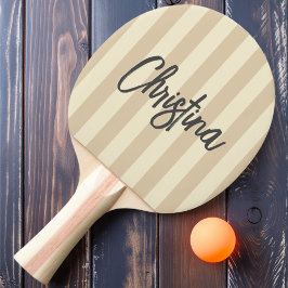 ミッドセンチュリーポロストライピングサンドの名絵を描前 卓球ラケット