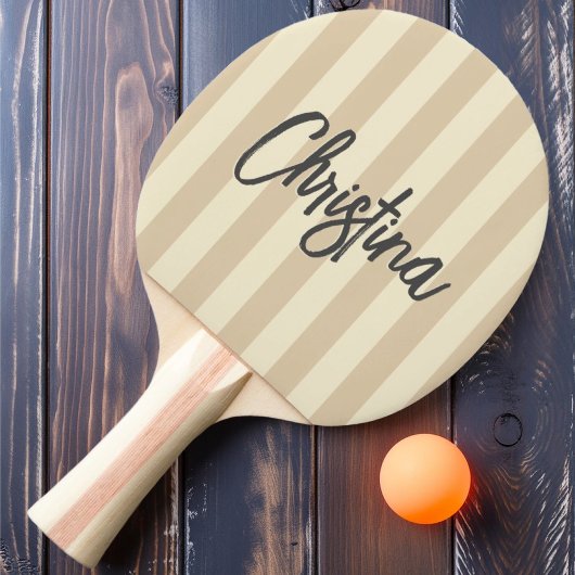 ミッドセンチュリーポロストライピングサンドの名絵を描前 卓球ラケット