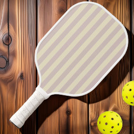 ミッドセンチュリーポロストライピングラベンダーキス ピックルボールラケット