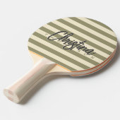 ミッドセンチュリーポロセージ牧草地色彩の鮮やか名 卓球ラケット (正面アングル)