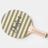 ミッドセンチュリーポロセージ牧草地色彩の鮮やか名 卓球ラケット (横)