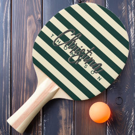 ミッドセンチュリーポロセージ緑絵を描名 卓球ラケット