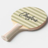 ミッドセンチュリーポロダストセージ色彩の鮮やか名前 卓球ラケット (正面アングル)