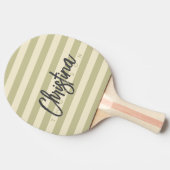 ミッドセンチュリーポロダストセージ色彩の鮮やか名前 卓球ラケット (横)