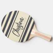 ミッドセンチュリーポロバナーグ地中海のレイ名 卓球ラケット (横)