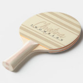 ミッドセンチュリーポロバナーサンドドゥン色彩の鮮やか名前 卓球ラケット (正面アングル)