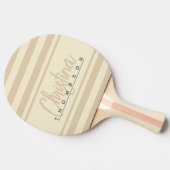 ミッドセンチュリーポロバナーサンドドゥン色彩の鮮やか名前 卓球ラケット (横)