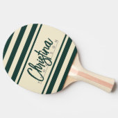 ミッドセンチュリーポロバナーセージグリーン色彩の鮮やか名前 卓球ラケット (横)