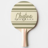 ミッドセンチュリーポロバナーセージメドウ色彩の鮮やか名前 卓球ラケット (正面)