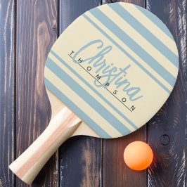 ミッドセンチュリーポロバナーライトスカイ絵を描名 卓球ラケット