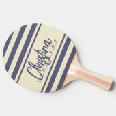 ミッドセンチュリーポロバナーラベンダーブリーズ名 卓球ラケット (横)