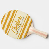 ミッドセンチュリーポロバナー燃えたバターカップ名 卓球ラケット (横)