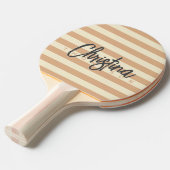 ミッドセンチュリーポロピーチキス絵を描名前 卓球ラケット (正面アングル)