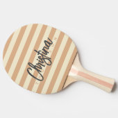 ミッドセンチュリーポロピーチキス絵を描名前 卓球ラケット (横)