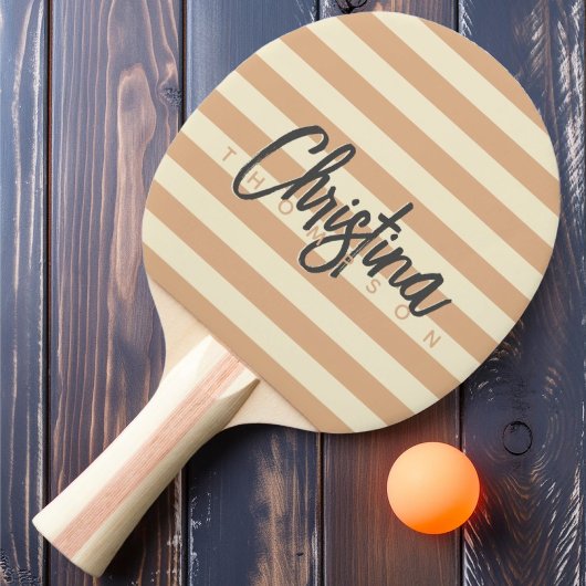 ミッドセンチュリーポロピーチキス絵を描名前 卓球ラケット