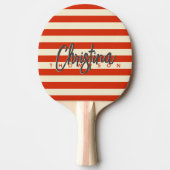 ミッドセンチュリーポロブラッドオレンジ絵を描の名前 卓球ラケット (正面)
