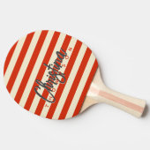 ミッドセンチュリーポロブラッドオレンジ絵を描の名前 卓球ラケット (横)