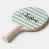 ミッドセンチュリーポロライトスカイ絵を描名 卓球ラケット (正面アングル)