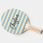 ミッドセンチュリーポロライトスカイ絵を描名 卓球ラケット (横)