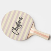 ミッドセンチュリーポロラベンダーキス色彩の鮮やか名 卓球ラケット (横)