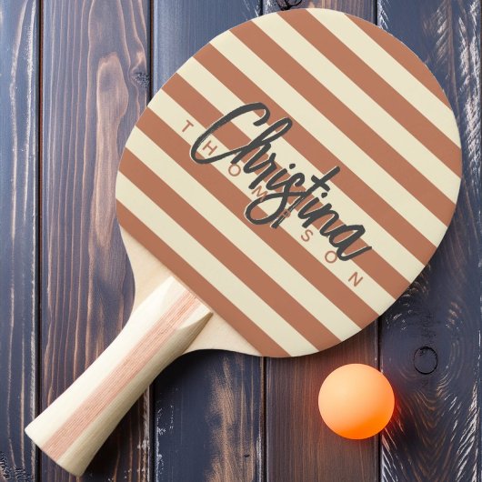 ミッドセンチュリーポロ淡い色のバラ色彩の鮮やか名 卓球ラケット