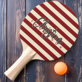 ミッドセンチュリーポロ深いクランベリー色彩の鮮やか名前 卓球ラケット