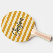 ミッドセンチュリーポロ焼きバターカップ絵を描名 卓球ラケット (横)