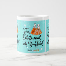 ミッドセンチュリーマグカップ：エンターテイメントのみ、YouTube!