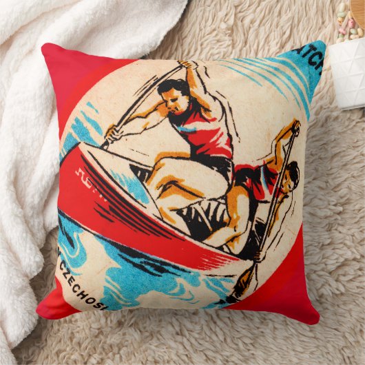 ミッドセンチュリーマッチボックスカバーアート クッション (ブランケット)