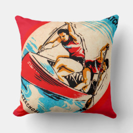 ミッドセンチュリーマッチボックスカバーアート クッション