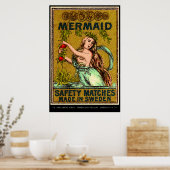 ミッドセンチュリーマッチボックスカバーアート ポスター (キッチン)