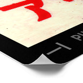 ミッドセンチュリーマッチボックスカバーアート ポスター (角)