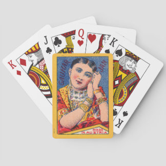 ミッドセンチュリーマッチ広告ボックス芸術 トランプ