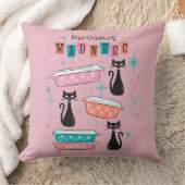 ミッドセンチュリーマッドネスピンクスターバストピレックスピロー クッション (ブランケット)