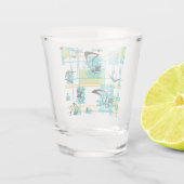 ミッドセンチュリーマドラス ショットグラス (裏面)