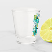 ミッドセンチュリーマドラス ショットグラス (左)